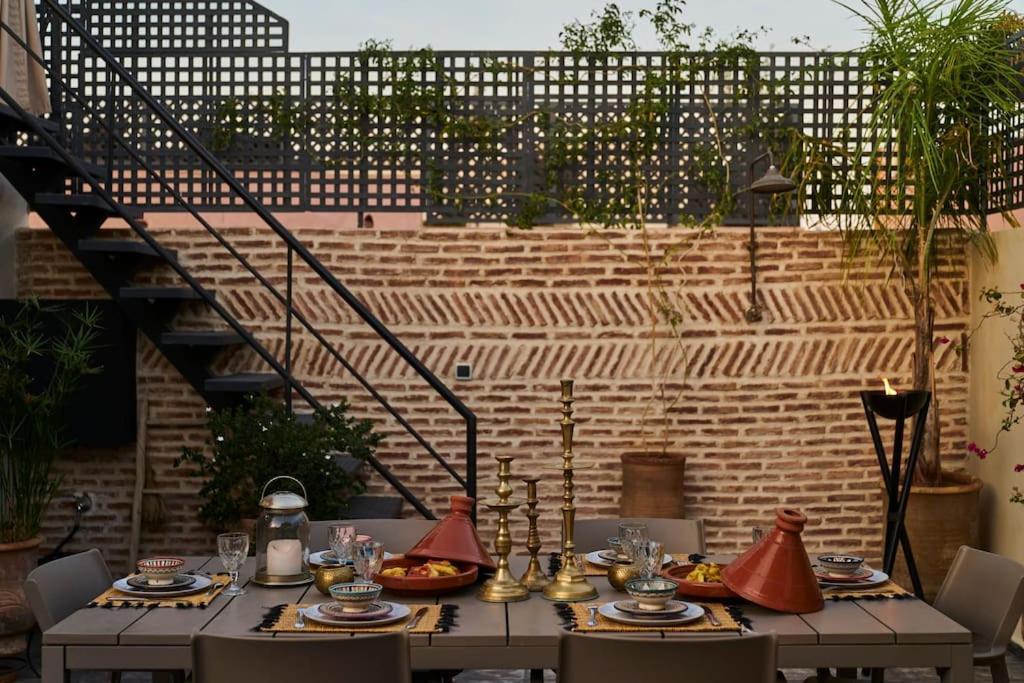 Riad Miloud En Exclusivite 10 P Au Coeur De La Medina 马拉喀什 外观 照片