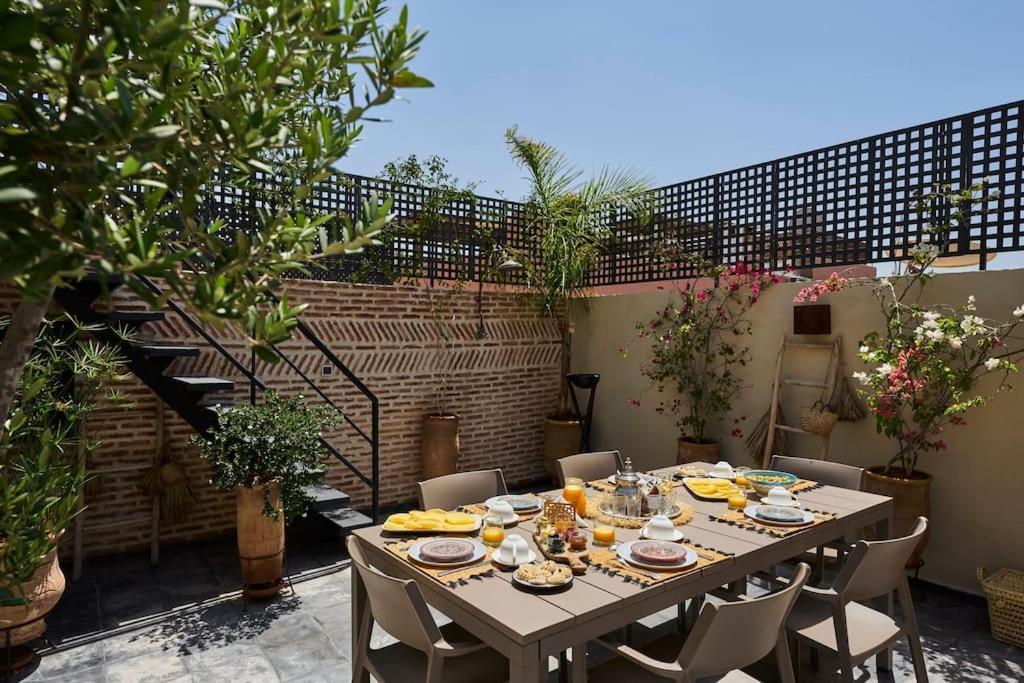 Riad Miloud En Exclusivite 10 P Au Coeur De La Medina 马拉喀什 外观 照片