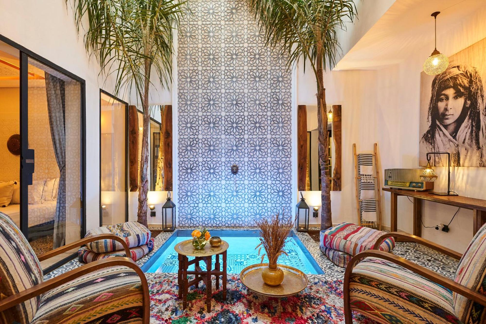 Riad Miloud En Exclusivite 10 P Au Coeur De La Medina 马拉喀什 外观 照片